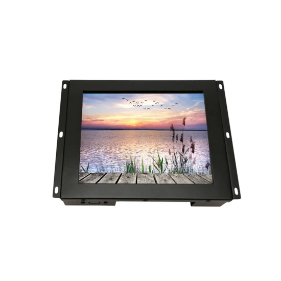 RGB HDMI Input Rack Mount Open Frame LCD Monitor 8 Inch Wide Screen