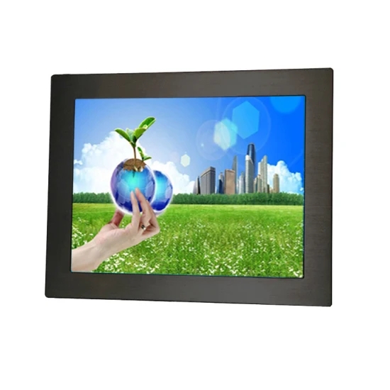 IP65 Panel Mount Touch Screen Monitor 800X600 Pixels with 500nits High Bright