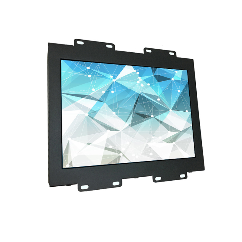 RGB Digital Input Rack Mount Open Frame LCD Monitor 8 Inch Wide Screen