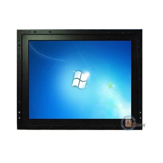 15 ′ ′ Custom Monitor, Xga TFT LED Backlit Rack Mount Chassis LCD Monitor with Protective Glass