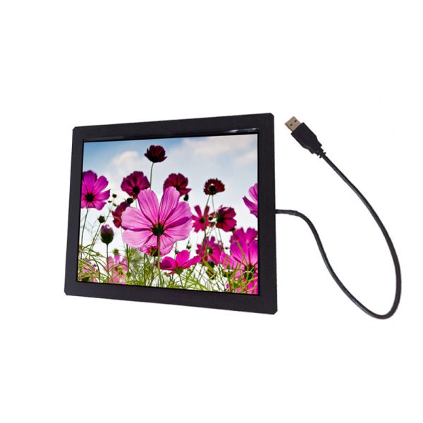 10.4″ High Brightness Monitor 800X600 IR Touch Screen With Wide temperature VGA DVI