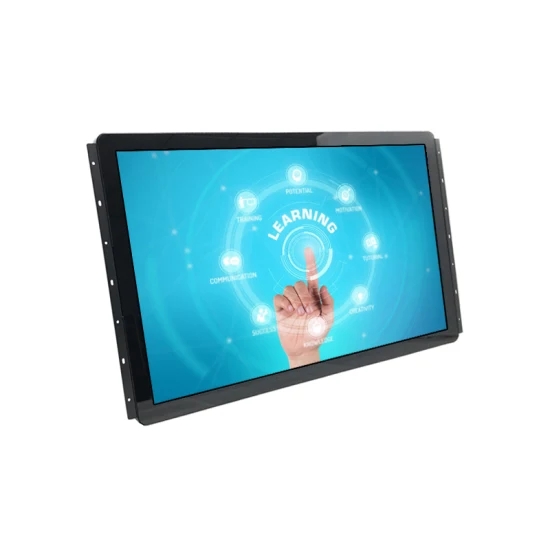 500 Nits 32 Inch Capacitive Touch Monitor USB VGA DVI Open Frame