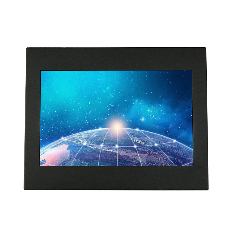 HD Slim Resistive Touch Monitor , Industrial Touch Screen Panel for Advertising