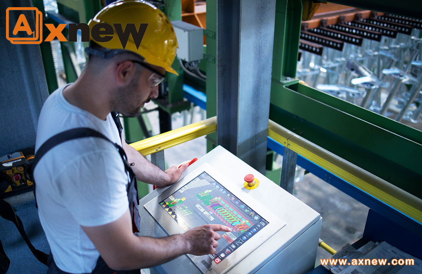 Embedded industrial touch display